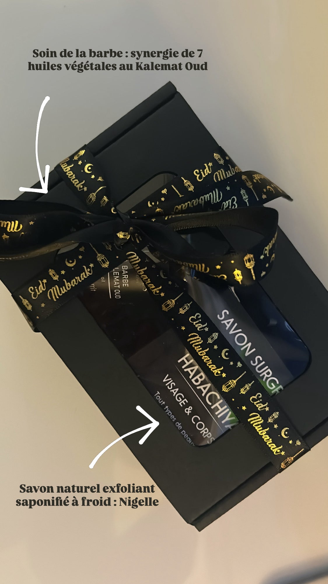 Coffret HOMME | Savon exfoliant Nigelle & Huile à barbe