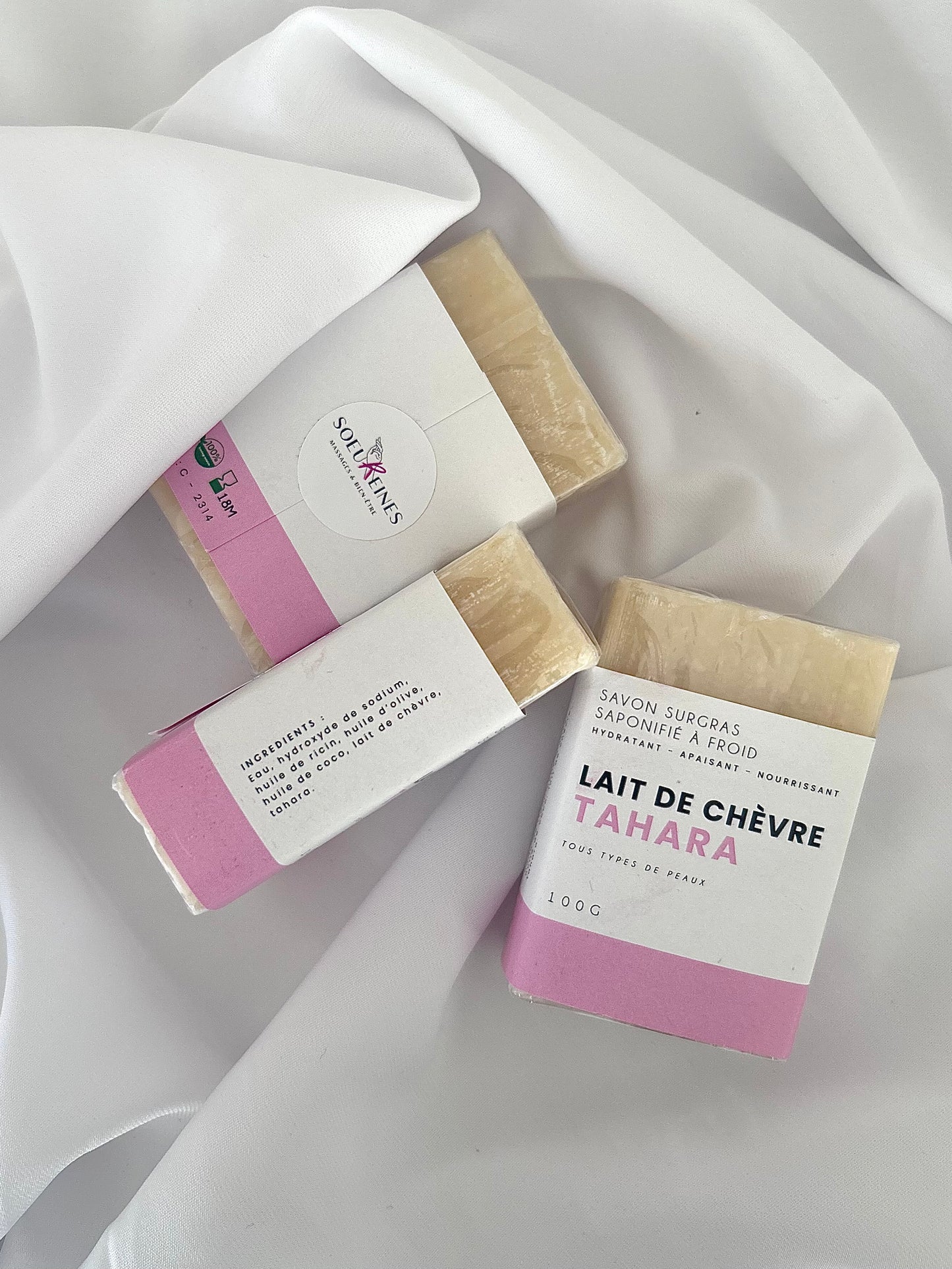 Savon saponifié à froid | Lait de chèvre & Tahara