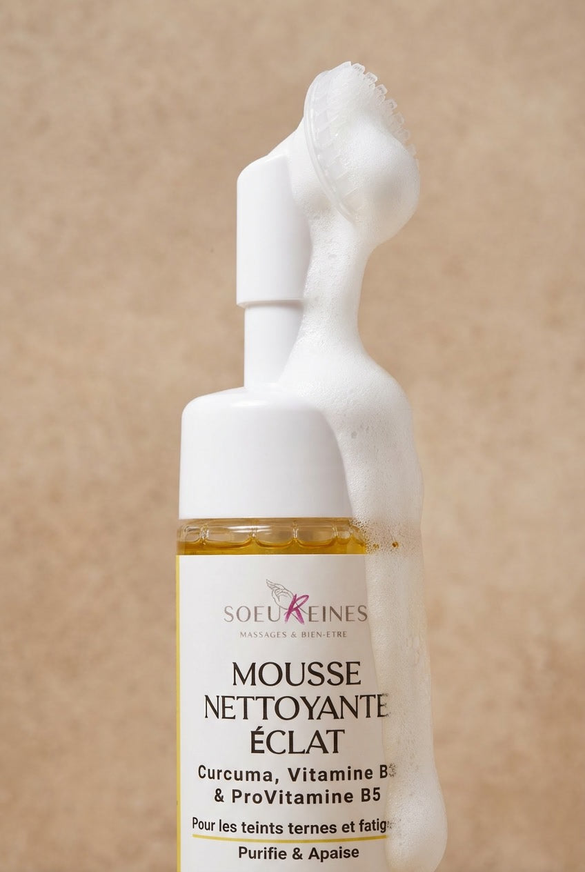 Mousse nettoyante | Curcuma & Vitamines B