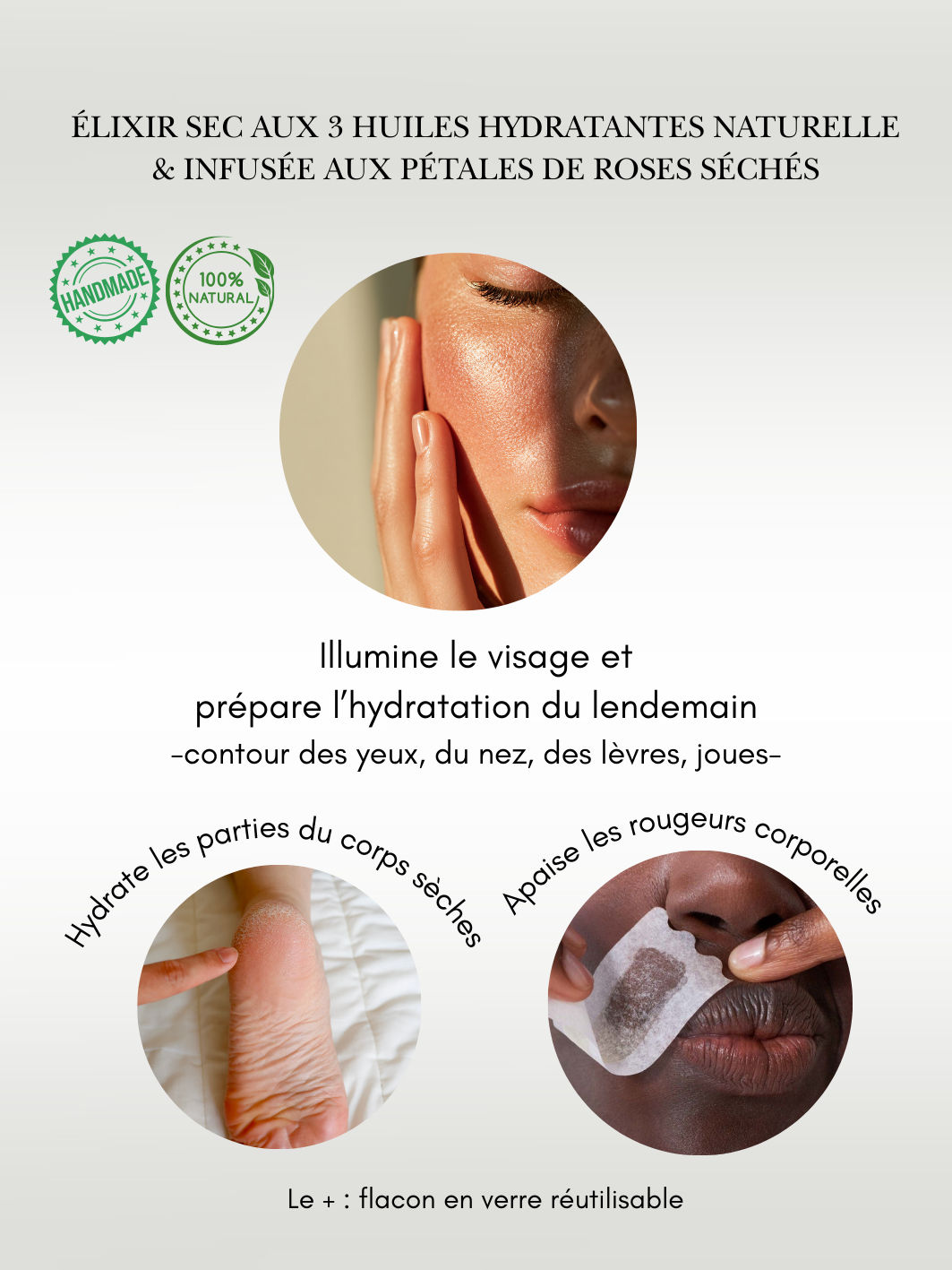 Huile hydratante sèche infusée | Visage & Corps [BEST SELLER]