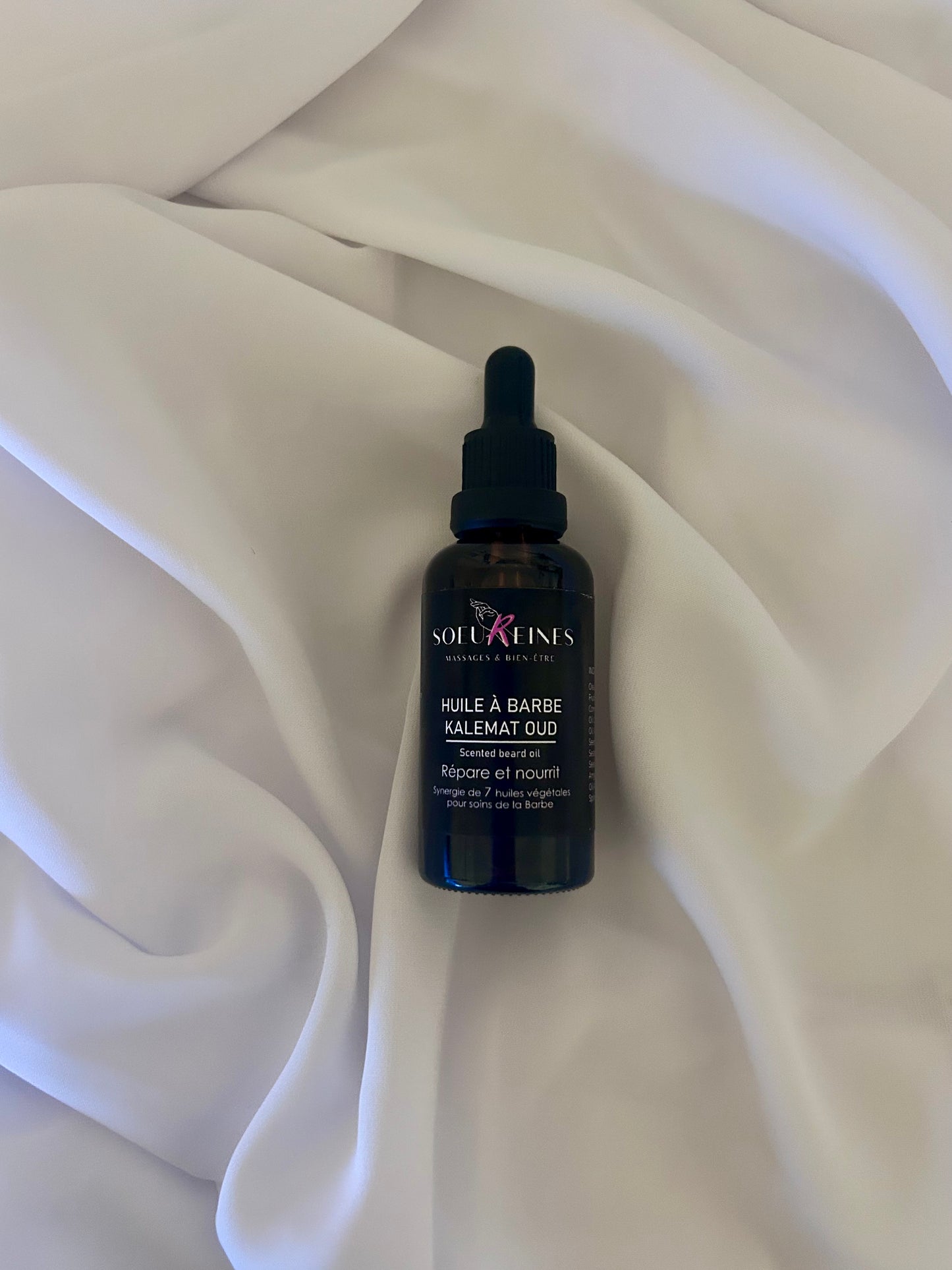Huile à barbe naturelle au Kalemat Oud